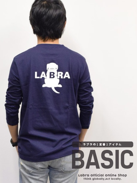 LABRA チュニックTシャツ(ネイビー)