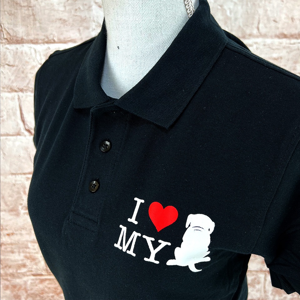 I LOVE MY DOG ポロシャツ ユニセックス [ネコポス対応
