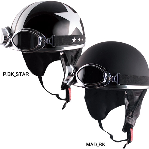 ビンテージ　ハーフヘルメット ビンテージモトクロスVMXをコンセプトに開発したRIDEZトリプルクロス