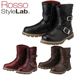 ROSSO STYLELAB(ロッソスタイルラボ)防水ライディングブーツ ROB-201 レディ―ス バイク用品 女性用 シューズ ウォータープルーフ