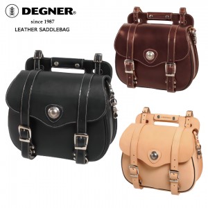 DEGNER Leather Saddle Bag �쥶�����ɥ�Хå� PRSB-3 �����ѥ�ǥ�����/�Х���/���ɥ�Хå�/�����ɥХå�/�ܳ�/�������/�ġ����/����ꥫ��/