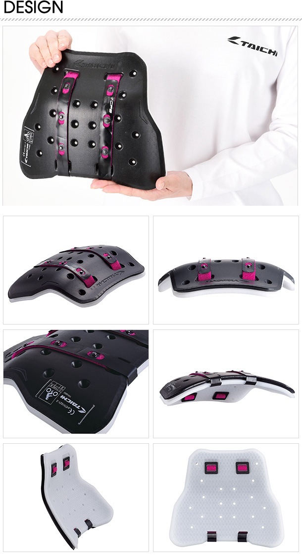 ＲＳタイチ　チェストプロテクター　胸部パッド　美品 : RSタイチ(RS TAICHI) テクセル チェストプロテクター(ボタンタイプ) 胸部 CEレベル2 ブラック⁄ホワイト  サイズ:フリー [TRV063] : 車＆バイク