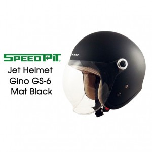 SPEEDPIT ジェットヘルメット Gino マットブラック レディースフリー GS-6 バイクヘルメット/女性/レディース/オープンフェイスヘルメット/シールド付き/人気/