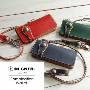 DEGNER Combination Wallet ����ӥ͡�����󥦥���å� W-33A �Х�������/�ܳ�/�쥶��/������å�/�ǥ��ʡ�/DEGNER/