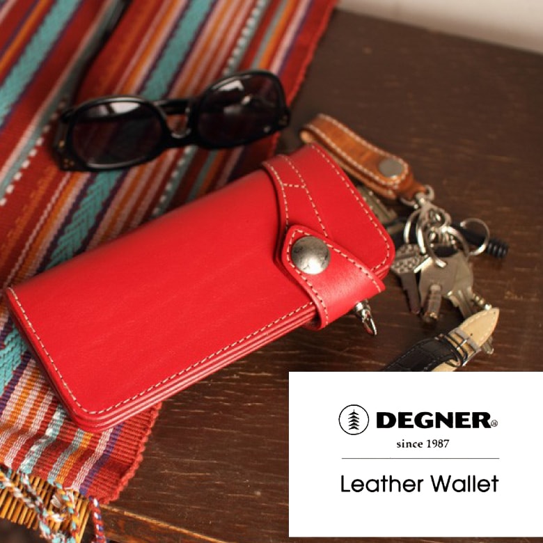DEGNER Leather Wallet �쥶��������å� W-26 �Х�������/������å�/�ܳ�/�쥶��/�ǥ��ʡ�/DEGNER/