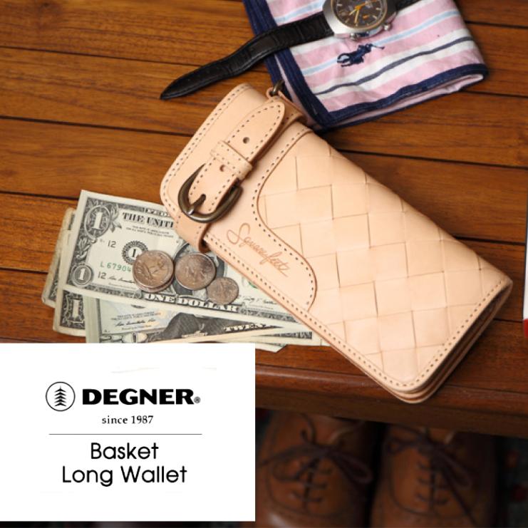 DEGNER Basket Long Wallet �Х����åȥ��󥰥�����å� SFW-3 �Х�������/������å�/�쥶��/�ܳ�/�ǥ��ʡ�/DEGNER/