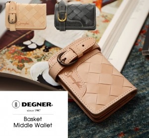 DEGNER Basket Middle Wallet �Х����åȥߥɥ륦����å� SFW-8 �Х�������/������å�/�쥶��/�ܳ�/�ǥ��ʡ�/DEGNER/