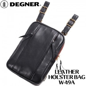 DEGNER Leather Holster Bag �쥶���ۥ륹�����Хå� W-49A �Х����Хå�/�ۥ륹�����Хå�/�ܳ�/�쥶��/�ǥ��ʡ�/�����