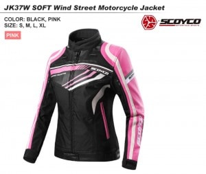 バレンタインデー特価 レディースバイク用ジャケット SCOYCO(スコイコ) 防寒 秋冬 女性用 バイクジャケット プロテクター付 JK-37W SALE