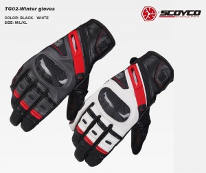 【赤字覚悟のありがとうSALE】SCOYCO(スコイコ) ウィンターグローブ TG02 本革 スマホ対応 ※品切れの際はご了承ください