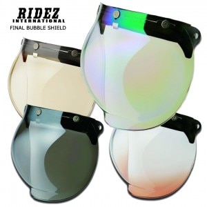 【RIDEZ(ライズ)】ファイナルバブルシールド カラー FINAL BUBBLE SHIELD バイク 女性用/取寄品