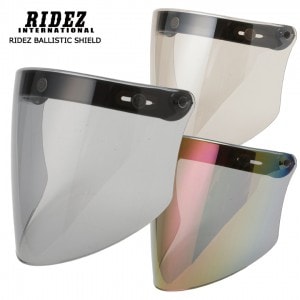 【RIDEZ(ライズ)】BALLISTIC SHIELD バリスティックシールド バイク 開閉可能/取寄品