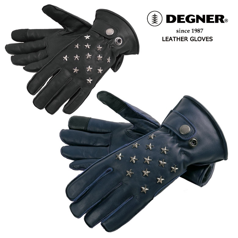 DEGNER(デグナー)レディースレザーグローブ FRWG-38 バイク グローブ 