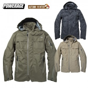 POWERAGE(パワーエイジ)ウォータープルーフライダース PJ-103 バイク ジャケット 防寒 防水 防風 透湿 撥水 動きやすい 洗濯可能 デジカモ 秋 冬 取寄品