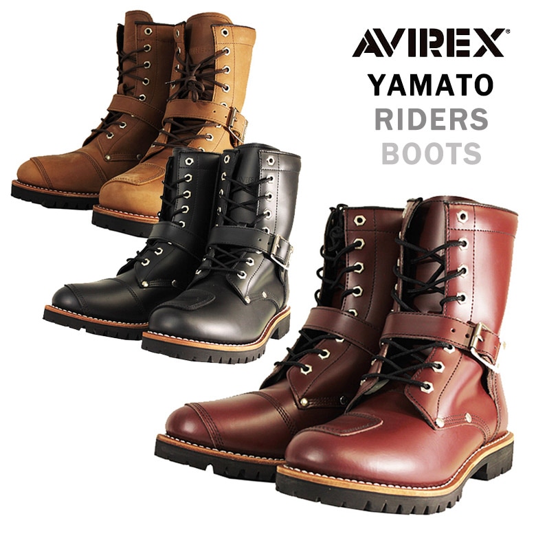 SALE】AVIREX(アビレックス)/ライダースブーツ/YAMATO/AV2100