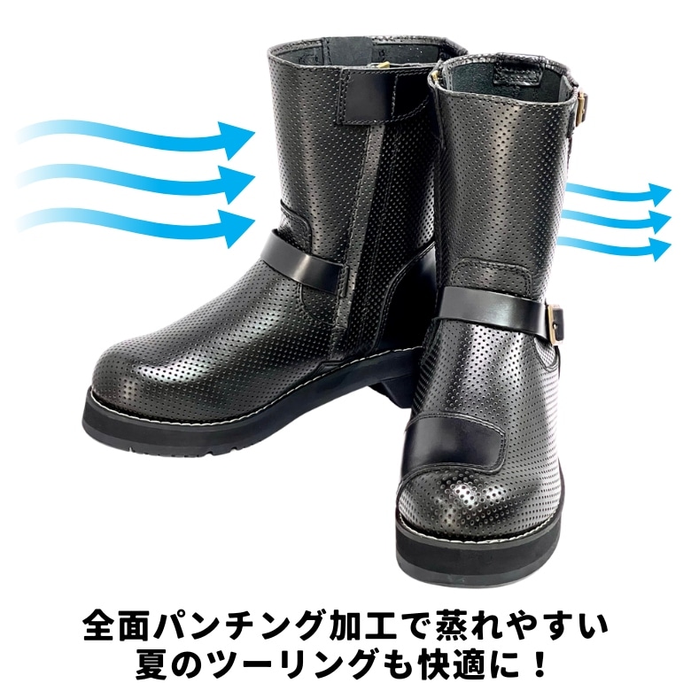 ワイルドウィング イーグル23.5 黒 レザー 楽天市場】厚底イーグル バイクブーツ◇平日11:30までのご注文で