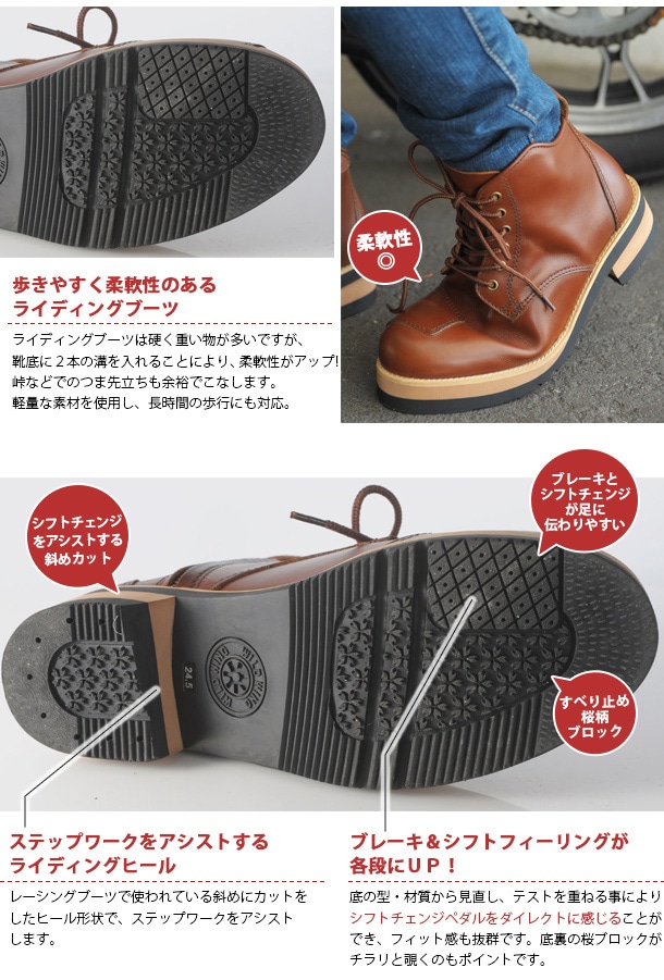 ☆未使用☆WILD WING ワイルドウイング スワロー 厚底 バイクブーツ 楽天市場】超厚底スワロー本革バイクブーツ受注生産※一部即納