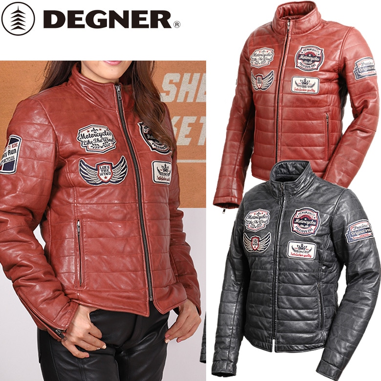 送料無料】DEGNER(デグナー)レディースレザージャケット FR20WJ-11