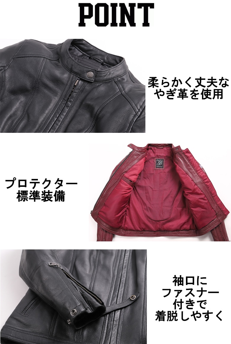 DEGNER デグナー　シングルライダースジャケット レザージャケット 革ジャン 20WJ-1 レザーフーディジャケット | DEGNER