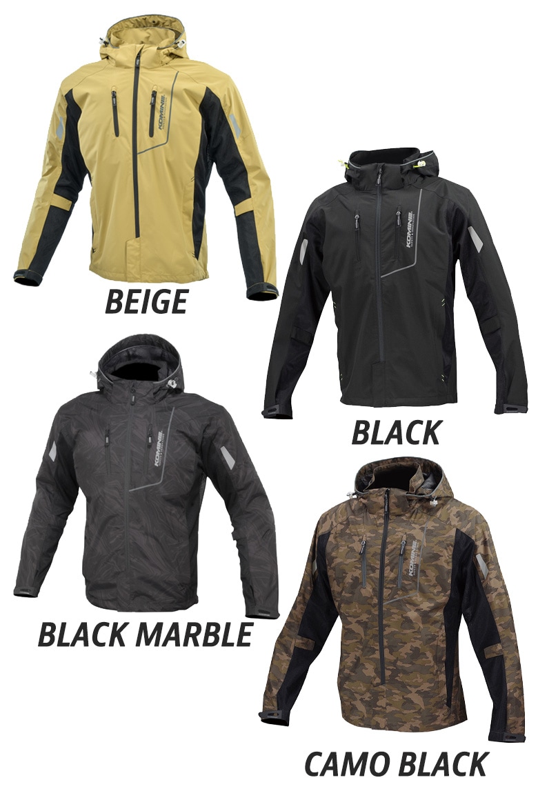 レディースバイクジャケットKOMINE(コミネ)プロテクトハーフメッシュ