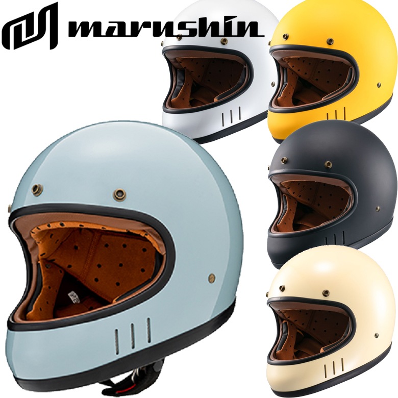 MARUSHIN(マルシン工業)ネオレトロフルフェイス MNF2 DRILL バイク用品
