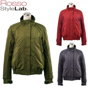【特価】ROSSO STYLELAB(ロッソスタイルラボ)ショートウィンタージャケット ROJ-984 レディースバイクジャケット 防風 大きいサイズ プロテクター付き 3色展開 秋冬 取寄品
