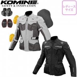 レディースバイクジャケット KOMINE(コミネ)【JK-150 プロテクトメッシュアドベンチャージャケット】07-150 春夏 女性用 取寄品
