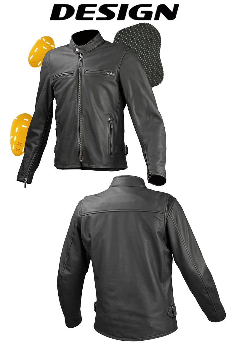 KOMINE(コミネ)シングルライダースレザージャケット LJ-534 バイク用