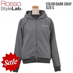 【送料無料/特価】ROSSO STYLELAB(ロッソスタイルラボ)ライディングスウェットパーカー ROJ-112 レディースバイクジャケット 女性用 ライディング カジュアル 春夏用 取寄品