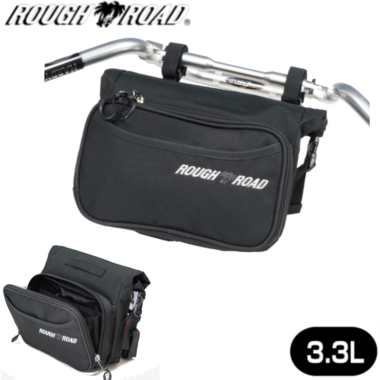 ROUGH&ROAD(���&������)AQA DRY �ϥ�ɥ�Хå� RR9813 �Х������� �С��ϥ� �ܥǥ����Хå� �ɿ� �ե����ʡ��ݥ��å�   �֥�å�  �����