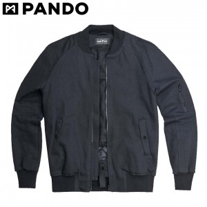 PANDO MOTO(�ѥ�ɥ��)Bomber Cor 02 Bomber-Cor-02 �Х������� �饤�ǥ��󥰥��㥱�å� ���ѥ�� ������������ͭ    BLACK(�֥�å�)  �����