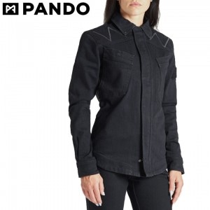 PANDO MOTO(パンドモト)Capo Cor 01 Capo-Cor-01 バイク用品 ライディングジャケット アパレル 小さいサイズ有 BLACK(ブラック) 取寄品
