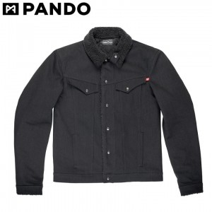 PANDO MOTO(パンドモト)HUSKY-COR-01 HUSKY-COR-01 バイク用品 ライディングジャケット アパレル 小さいサイズ有 BLACK(ブラック) 取寄品