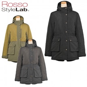 ROSSO STYLELAB(ロッソスタイルラボ)キルティングモッズコート ROJ-988 レディースバイクジャケット ライディング ウィンター カジュアル 秋冬用 取寄品
