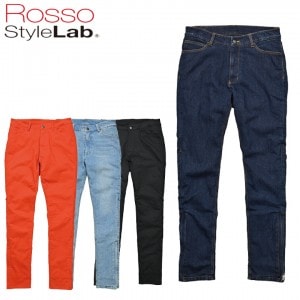 【在庫処分特価】ROSSO STYLELAB(ロッソスタイルラボ)ストレッチスキニーパンツ ROP-58 レディースバイクパンツ ライディング カジュアル 防風/防寒 秋冬用 取寄品