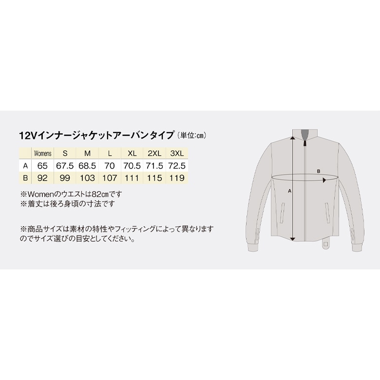 HEAT MASTER(ヒートマスター)12Vヒートインナージャケットアーバン