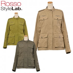 【特価】ROSSO STYLELAB(ロッソスタイルラボ)ミリタリージャケット ROJ-116 レディースバイクジャケット プロテクター付き ライディング 春夏 取寄品