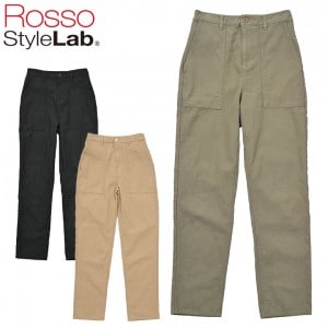 【30%OFF】ROSSO STYLELAB(ロッソスタイルラボ)プロテクトテーパードパンツ ROP-63 レディースバイクパンツ プロテクター付き カジュアル オールシーズン 取寄品