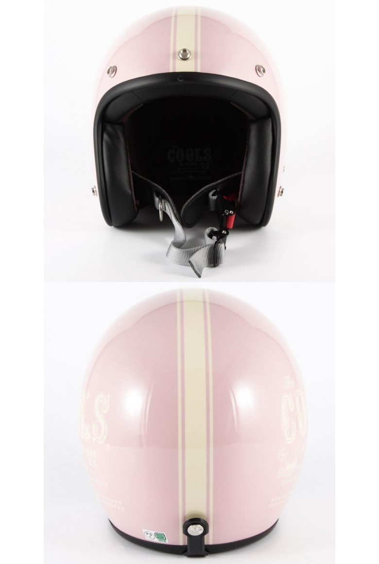 Monkey ジェットヘルメット　美品 Monkey ジェットヘルメット ホワイト/レッド - メルカリ