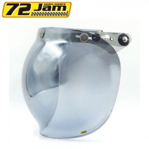 72JAM(ナナニージャム)ベース付 バブルシールド(FM+ブルー) JCBN-05 開閉式バブルシールド 3点留め 取寄品