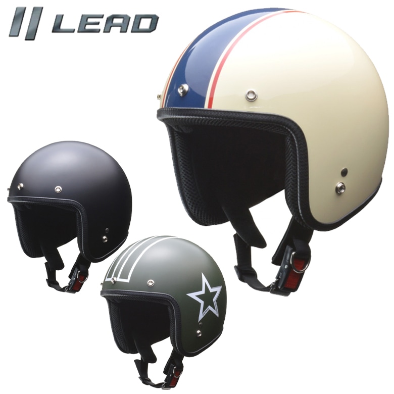 LEAD MOTORCYCLE GEAR(�꡼�ɹ���)�����åȥإ��å� GRENVER �Х������� �����å� ���ӵ����б�       �����