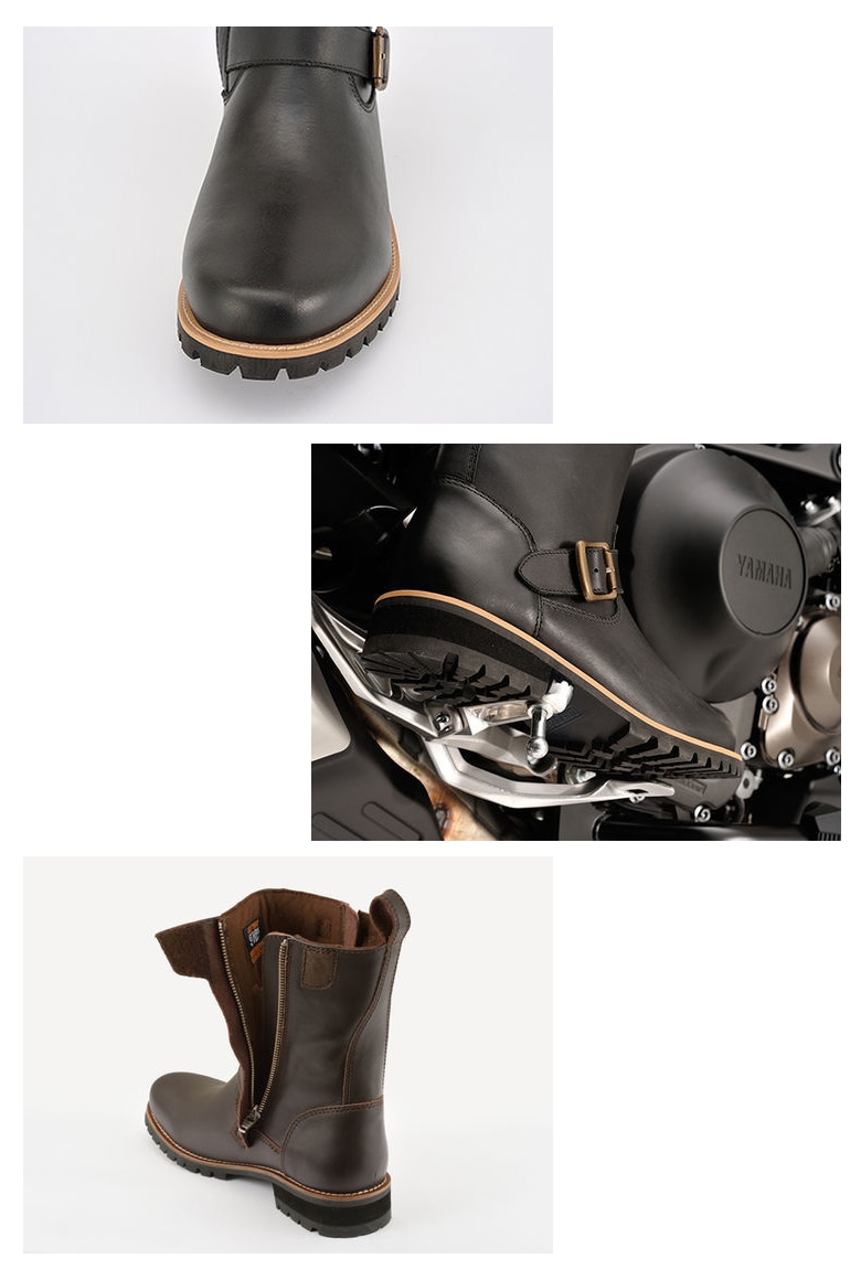 DAYtona エンジニアブーツ ブラウンブラック DAYTONA（バイク用品） デイトナ HBS-004 エンジニアブーツ