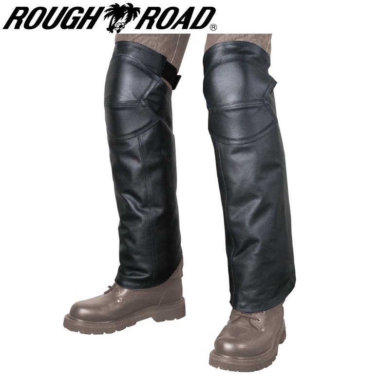 ROUGH&ROAD(ラフ&ロード)レザーレッグカバー RR5869 バイク用品