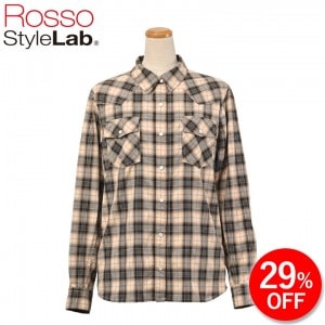 【29%OFF/特価】ROSSO STYLELAB(ロッソスタイルラボ)プロテクションレギュラーカラーシャツ ROJ-119 レディースバイクジャケット プロテクター付き オールシーズン