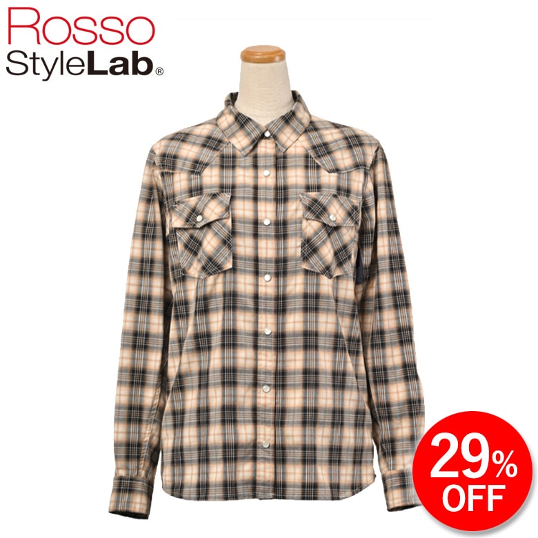 ★特価 定価20000円 Rosso StyleLab ROJ-119 Lサイズ 29%OFF/特価】ROSSO STYLELAB(ロッソスタイルラボ