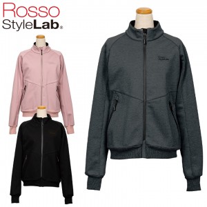【送料無料】ROSSO STYLELAB(ロッソスタイルラボ)防風ジップアップブルゾン ROJ0999 レディースバイク用ジャケット カジュアル S〜L+ 防風・軽量 フリース インナー 防寒 秋冬 取寄品