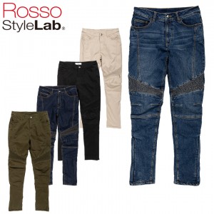 【特価/送料無料】ROSSO STYLELAB(ロッソスタイルラボ)ウォームストレッチパンツ ROP65 レディースバイク用パンツ XS〜LL+ ※ショート丈設定あり 防風防寒 ストレッチ素材 秋冬 取寄品