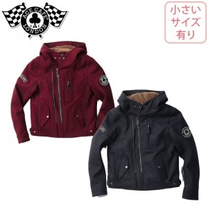 【送料無料】ACE CAFE LONDON(エースカフェロンドン)メルトンW2フーディージャケット FS2301TJ バイクジャケット ユニセックスサイズ 男女兼用 秋冬 取寄品