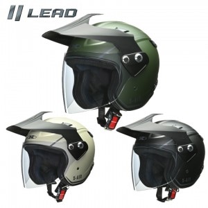 【送料無料】LEAD MOTORCYCLE GEAR(リード工業)アドベンチャーヘルメット RAZZO-V バイク用 シールド付き バイザー付き 全排気量対応 UVカット 取寄品