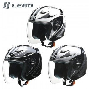 LEAD MOTORCYCLE GEAR(�꡼�ɹ���)�����ץ�ե����������åȥإ��å� STRAX SJ-9  �Х����ѥإ��å� ��������դ�  ���ӵ����б� ���ݡ��ĥ�ǥ�    �����